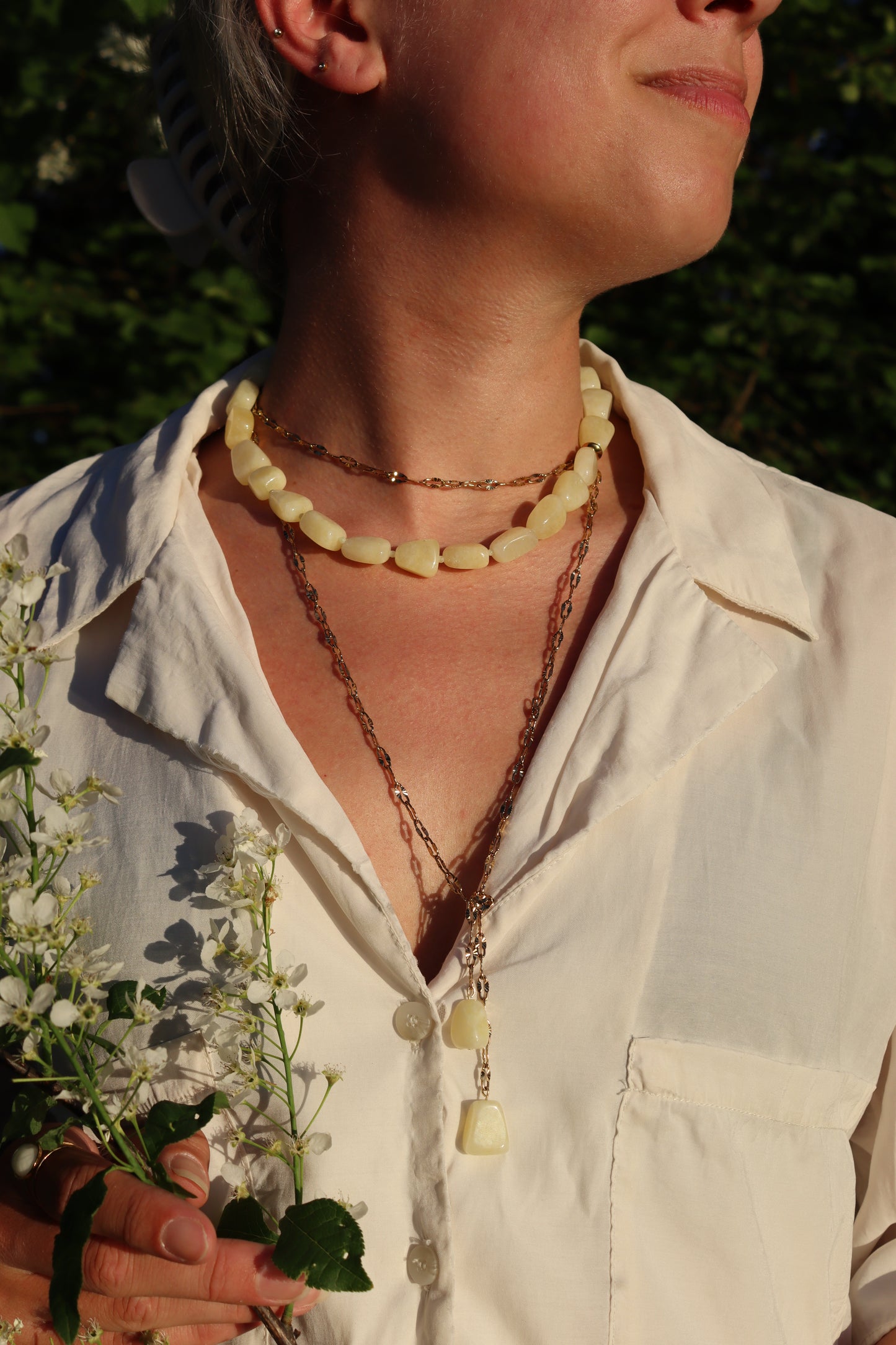 Ketting Yellow stone